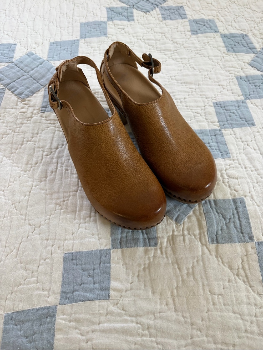 Dansko Sassy Clogs, Cognac